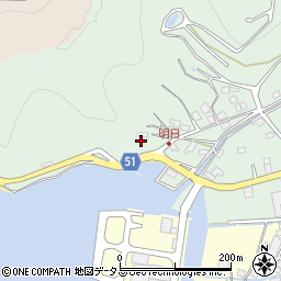 愛媛県今治市大三島町明日78周辺の地図