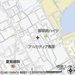 香川県丸亀市郡家町1393-5周辺の地図