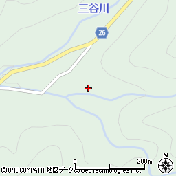 山口県山口市徳地三谷1990周辺の地図