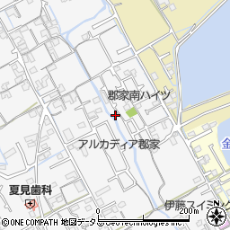 香川県丸亀市郡家町1582-15周辺の地図