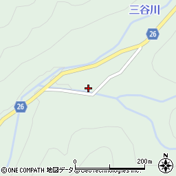 山口県山口市徳地三谷2026周辺の地図