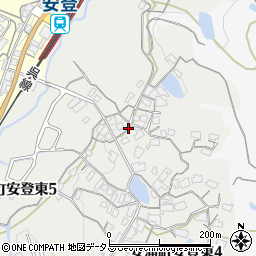 広島県呉市安浦町安登東周辺の地図