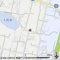 香川県木田郡三木町田中2840周辺の地図