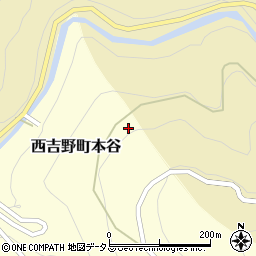 奈良県五條市西吉野町本谷925周辺の地図