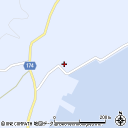 愛媛県越智郡上島町岩城219周辺の地図