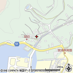 愛媛県今治市大三島町明日185-2周辺の地図