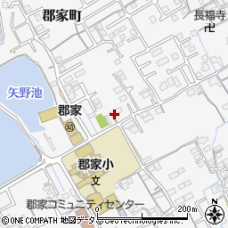 香川県丸亀市郡家町2134-1周辺の地図
