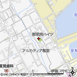 香川県丸亀市郡家町1593-1周辺の地図