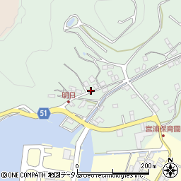 愛媛県今治市大三島町明日164周辺の地図
