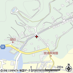 愛媛県今治市大三島町明日2434周辺の地図
