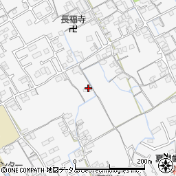 香川県丸亀市郡家町1233-2周辺の地図