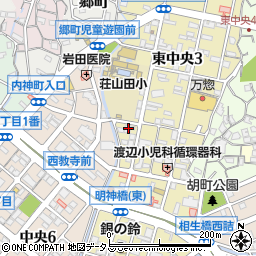 呉信用金庫荒神支店周辺の地図
