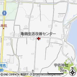 亀鶴公民館周辺の地図