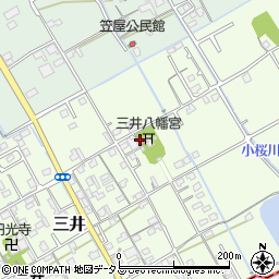 三井東公民館周辺の地図