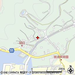 愛媛県今治市大三島町明日162周辺の地図