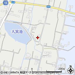 香川県木田郡三木町田中2732周辺の地図