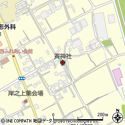 斉神社周辺の地図