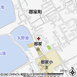 香川県丸亀市郡家町2152-1周辺の地図