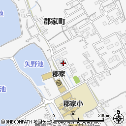 香川県丸亀市郡家町2139-3周辺の地図