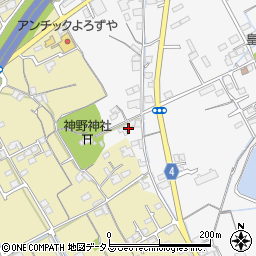 香川県丸亀市郡家町2336-1周辺の地図