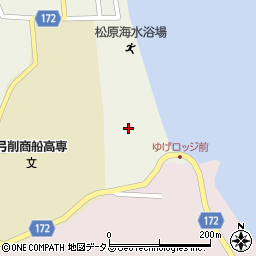弓削神社周辺の地図