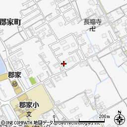 香川県丸亀市郡家町2121周辺の地図