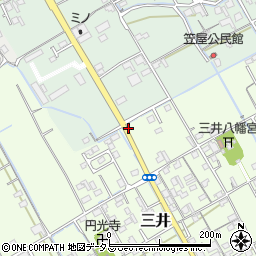 ローソン多度津町三井店周辺の地図