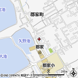 香川県丸亀市郡家町2152周辺の地図