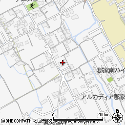 香川県丸亀市郡家町1380-1周辺の地図