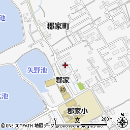 香川県丸亀市郡家町2139-5周辺の地図