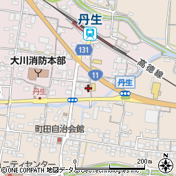 香川県東かがわ市土居73周辺の地図