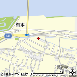 和歌山県和歌山市有本799-1周辺の地図