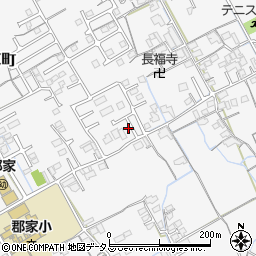 香川県丸亀市郡家町1988-7周辺の地図