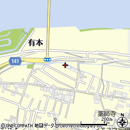和歌山県和歌山市有本799-2周辺の地図