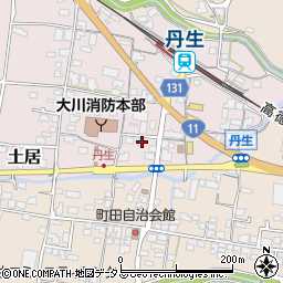 香川県東かがわ市土居75周辺の地図