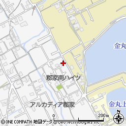 香川県丸亀市郡家町1610-3周辺の地図