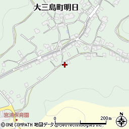 愛媛県今治市大三島町明日2242周辺の地図