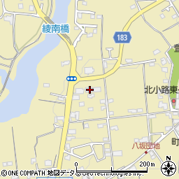 香川県綾歌郡綾川町滝宮214-1周辺の地図