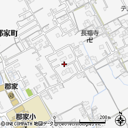 香川県丸亀市郡家町1988-12周辺の地図