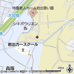 和歌山県岩出市溝川6周辺の地図