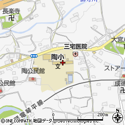 綾川町立陶小学校周辺の地図
