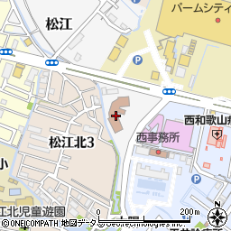 和歌山市民図書館西分館周辺の地図