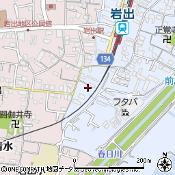 和歌山県岩出市高塚40周辺の地図