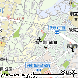 呉教会周辺の地図