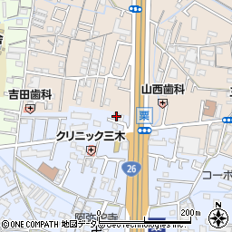 和歌山県和歌山市粟252周辺の地図