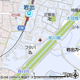 和歌山県岩出市高塚25周辺の地図