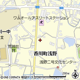 香川県高松市香川町浅野1134周辺の地図