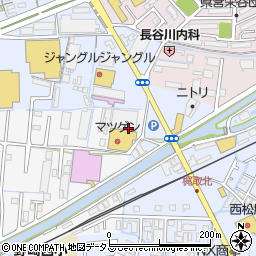 株式会社松源　栄谷店周辺の地図
