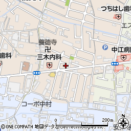 和歌山楠見中郵便局周辺の地図