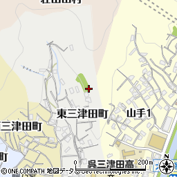 広島県呉市東三津田町周辺の地図